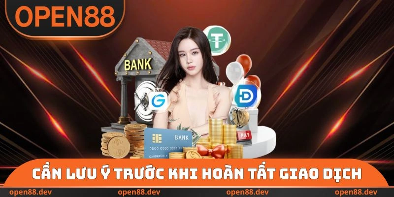 Cần lưu ý vài ý trước khi hoàn tất giao dịch