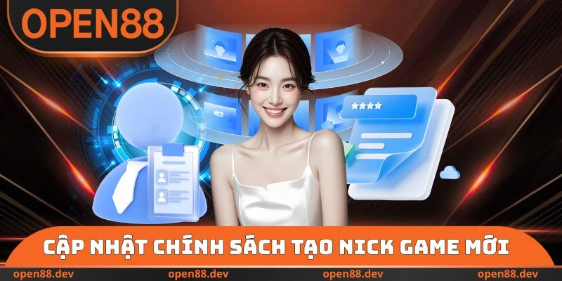 Cập nhật chính sách tạo nick game mới