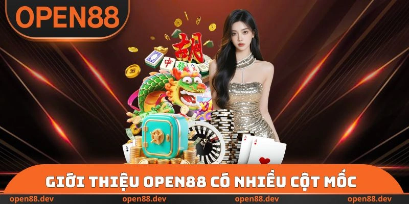 Giới thiệu OPEN88 có nhiều cột mốc