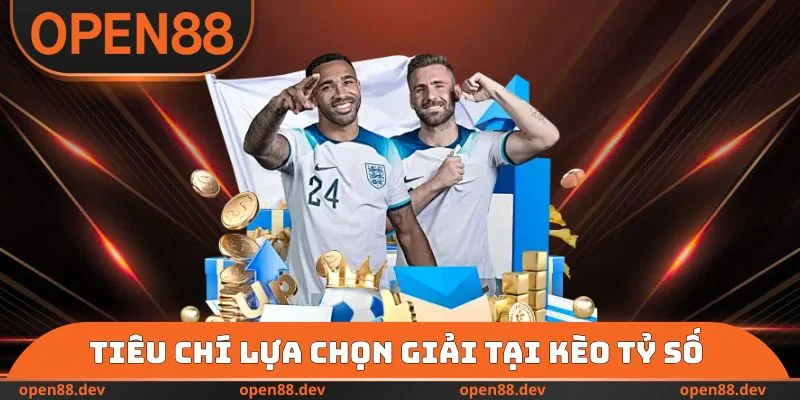 Tiêu chí lựa chọn giải tại kèo tỷ số chính xác